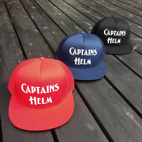CAPTAINS HELM Delivery – #LOGO MESH CAP – REGULAR COLOR | Captains ...